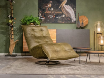 groene relaxfauteuil