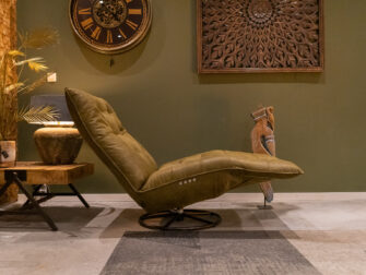 groene relaxfauteuil