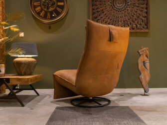 lederen relaxfauteuil