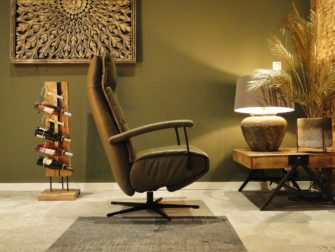 comfortabele leren fauteuil