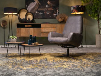 industriële draaifauteuil grijs