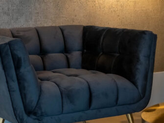 richmond huxley bank en fauteuil antraciet