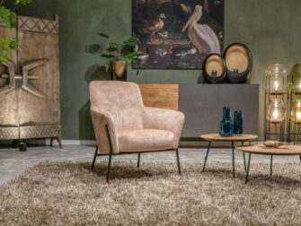 beige fauteuil