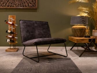 groene stoffen loveseat