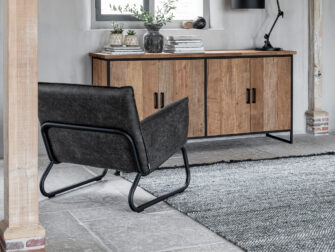 fauteuil met leuning