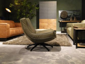 Groene relaxfauteuil