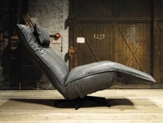 grijze relax fauteuil