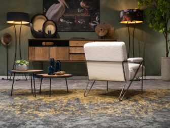 robuuste fauteuil draadstraal frame