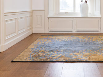 goud grijs vloerkleed bamboe Floss 200x290cm