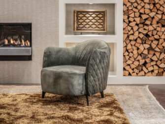 stijlvolle zetel zwart onderstel