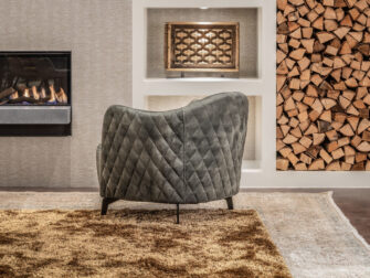 robuuste zetel donkergroene stof