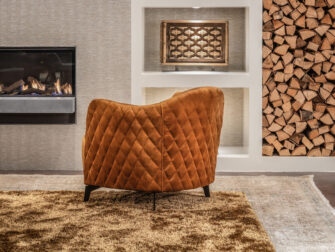 robuuste zetel zachte velours stof