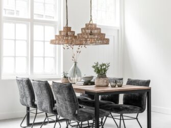 rieten hanglamp