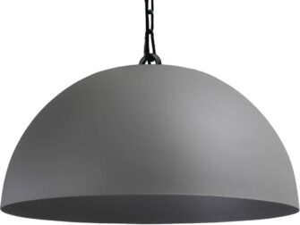 hanglamp concrete outside concrete look inside