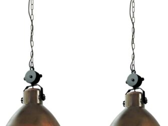 industriele hanglamp aan ketting