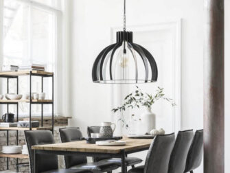 Hanglamp Palermo rond 70cm - RAL 9005