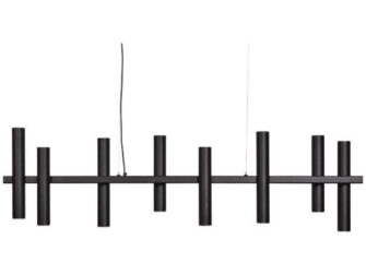 Hanglamp Salitto 145cm - RAL 9005 zwart - 4x E27 (5)