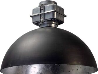 industriele hanglamp gun metal silverleaf