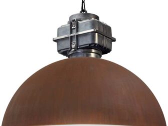 industriele hanglamp roest
