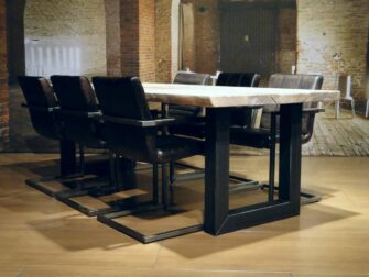 eiken boomstamtafel tolvar