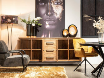 sfeervol dressoir met veel opbergruimte