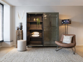 groene oriëntaalse lak opbergkast met deuren