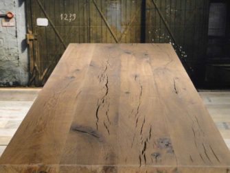 Enkel gerookt oud eiken - 4 planken extra rustiek 6cm