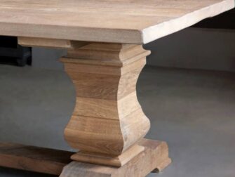 massief eiken kloostertafel