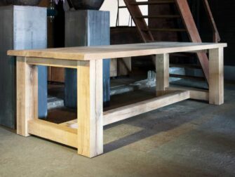 rustiek eiken kloostertafel reidar