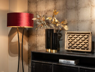 ranke industriële vloerlamp