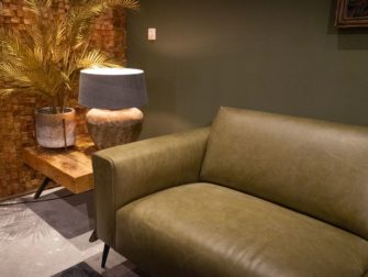 Bank Toulon 3 zits - antigo leer olive