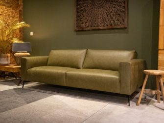 Bank Toulon 3 zits - antigo leer olive