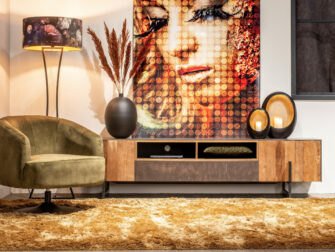 industrieel tv-meubel op voorraad