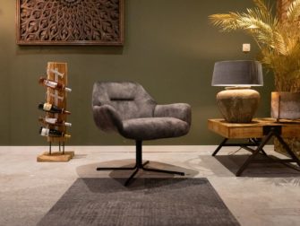 Groene draaifauteuil