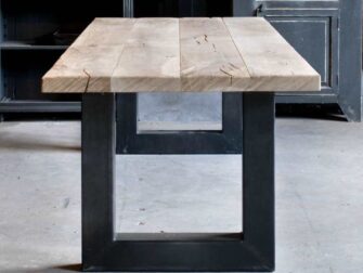 industriele eiken tafel palau