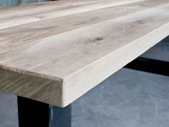 industriele eiken tafel palau