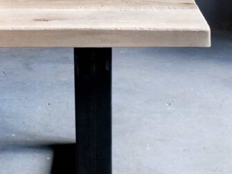 industriele eiken tafel palau