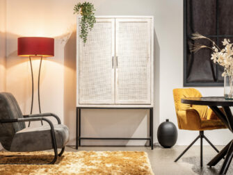 industriële gesloten kast van mangohout