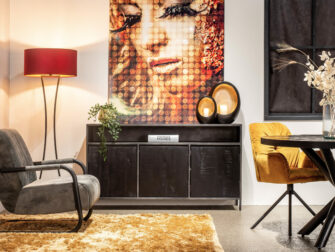 stoer dressoir van mangohout