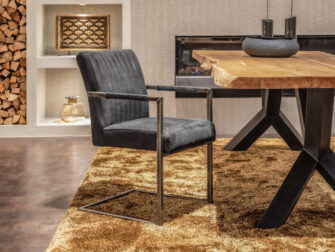 antraciet eetkamerstoelen uit voorraad