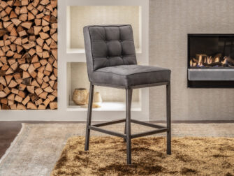 grijze barkruk uit voorraad