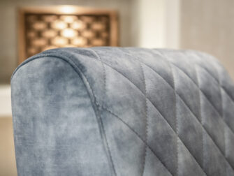 stoffen zetel blauwe kleur