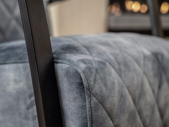 adore fauteuil zwart onderstel