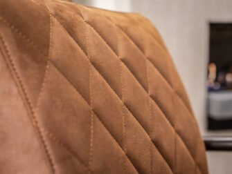 bruine leren fauteuil luxe