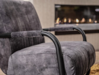 Tower living fauteuil in het grijs