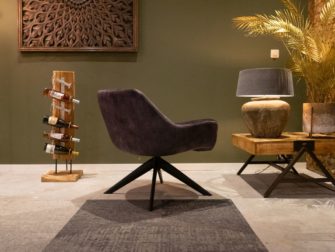 comfortabele fauteuil in stof