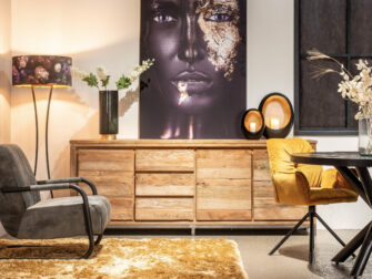 stoer dressoir van mangohout