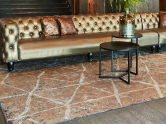 lichtbruin vloerkleed bamboe Radisson - maat 200x290cm