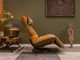 fauteuil met lendekussen