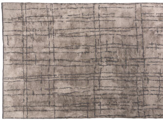 grijs vloerkleed bamboo Rits - warm grey 23 - 160x230cm